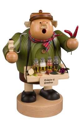 Räuchermann Gewürzhändler BxTxH= 13x11x18cm NEU Rauchen Rauchfigur Rauchmann