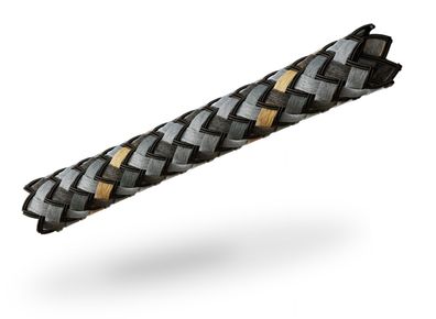 Viablue Geflechtschlauch / Stone Small / Gewebe / Meterware / Kabel 2-6 mm