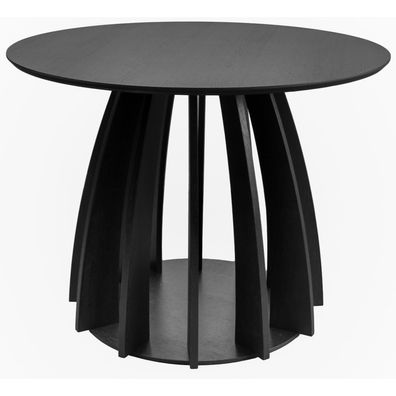 Selsey Diciffy - Runder Esstisch Schwarz Ø100 cm