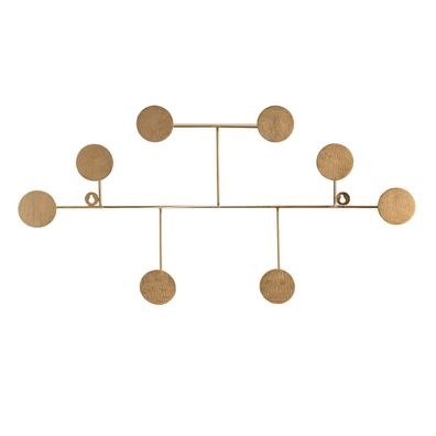 Bloomingville 82050500 Kleidergarderobe Fia, Brass, Metall