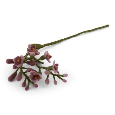 Blauregen violett aus Filz von Gry & Sif - Filzdeko, Filzblume, handmade, Sommerdeko