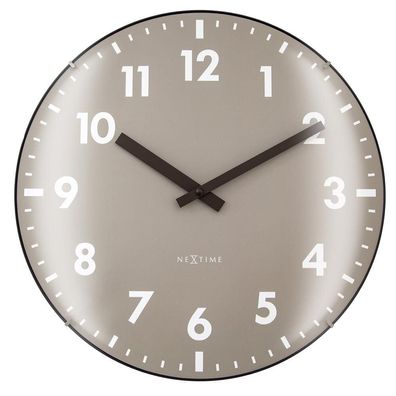 NeXtime - 3542KI - Wanduhr - 35cm - schwarz - Duomo