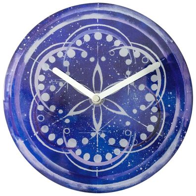 NeXtime - 5242 - Wanduhr - 20cm - blau - Cosmo Indigo Table