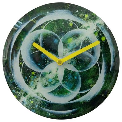 NeXtime - 5241 - Wanduhr - 20cm - grün - Cosmo Green Table