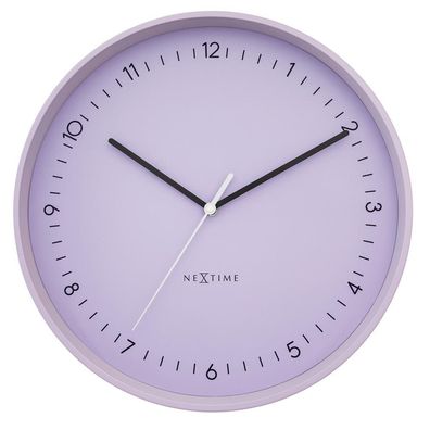 NeXtime - 3543LA - Wanduhr - 40cm - violett - Berlin L