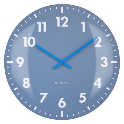 NeXtime - 3298BL - Wanduhr - 50cm - schwarz - Duomo 50