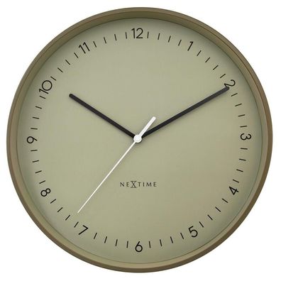 NeXtime - 3543KI - Wanduhr - 40cm - grün - Berlin L