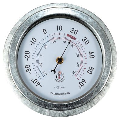 NeXtime - 4302GA - Thermometer - 22cm - silber - Lily