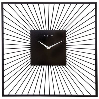 NeXtime - 3303ZW - Wanduhr - 45cm - schwarz - Vasco Square