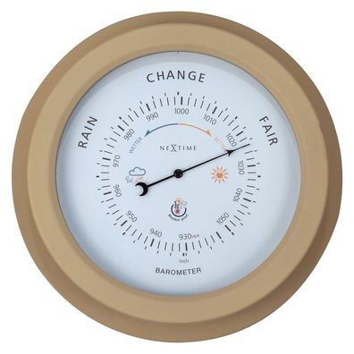 NeXtime - 4303BR - Barometer - 22cm - braun - Orchid