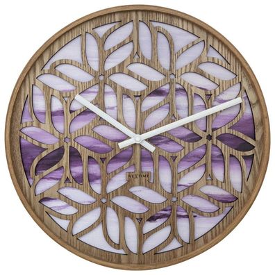 NeXtime - 3308 - Wanduhr - 40cm - violett - Yogi