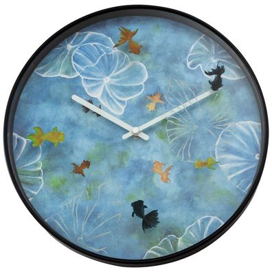 NeXtime - 3312 - Wanduhr - 30cm - schwarz - Pond