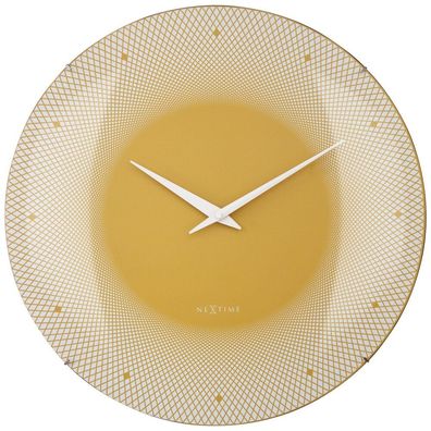 NeXtime - 3300YL - Wanduhr - 50cm - schwarz - Deep 50