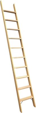 Hochbettleiter, Regalleiter, 9 Stufen, für senkr. Höhe von 2,12 m