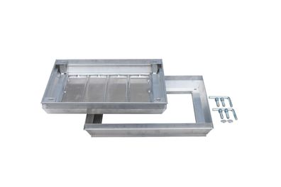 Alu Schachtabdeckung, Durchgangsmaß 800 x 800mm, neu, tagwasser-, gas- & geruchsdicht