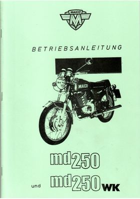 Bedienungsanleitung Maico MD 250/ 250 W K
