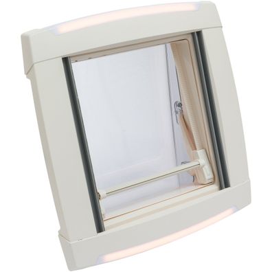 Dachhaube VisionStar M 2 LED cremeweiß, 55-90 mm