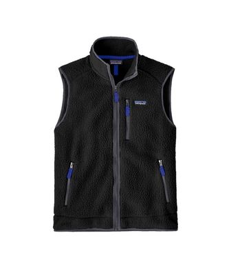 Patagonia Weste Retro Pile black w/forge grey