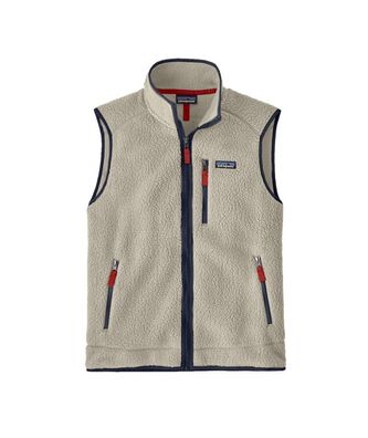 Patagonia Weste Retro Pile pelican w/smolder blue