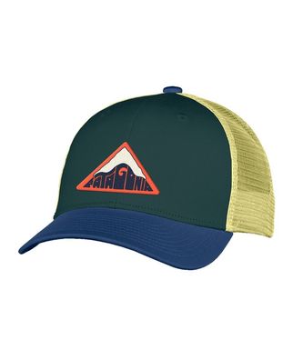 Patagonia Kids Snapback Trucker Cap Trucker driftways patch: cascade green