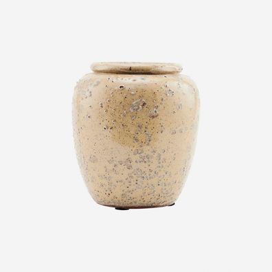 House Doctor 203840011 Tischvase Pale im Shabby Look - Blumenvase Vintage Struktur