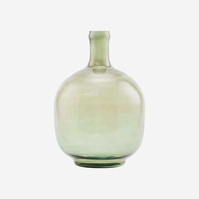 House Doctor 208346065 Blumenvase Tinka aus grünem Glas - Flaschenvase für Zweige