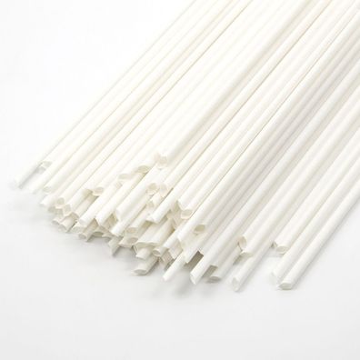 House Doctor 260790100 Strohhalm aus Bioplastic - Umweltfreundliche Strohhalme weiß