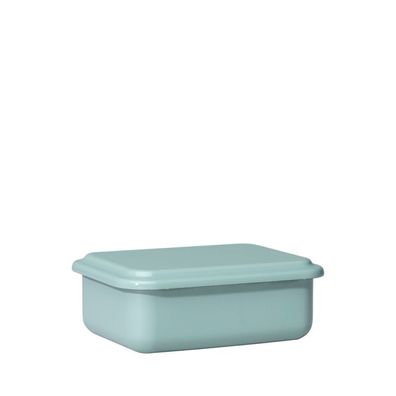Riess Petit récipient à provisions avec couvercle 15 cm émail vert sauge