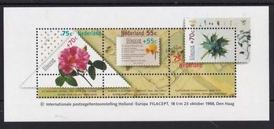 Niederlande 1988 postfrisch MNr. Block 31 Filacento in Den Haag