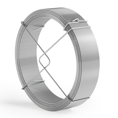 Wiltec Gartendraht 1,8mm Wickeldraht 50m Bindedraht Stahl Pflanzendraht