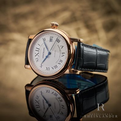 Montblanc Star Collection XL 40mm Solid Gold Automatic Armbanduhr Datum 36040