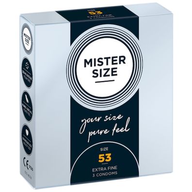 MISTER SIZE 3er Packung 53mm Kondome