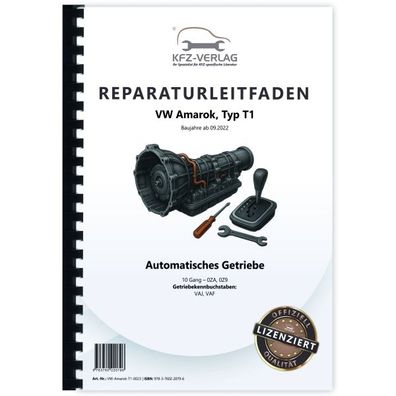 VW Amarok T1 ab 2022 10 Gang Automatisches Getriebe 0ZA 0Z9 Reparaturanleitung