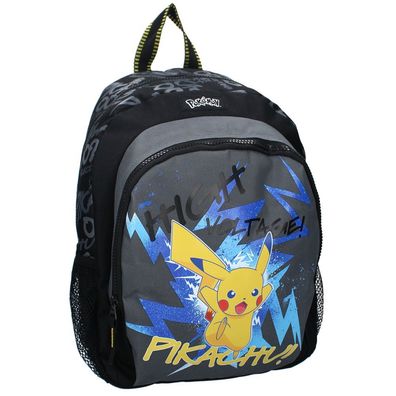 Kinder Rucksack mit Vortasche | Pokemon | 36 x 27 x 14 cm | Tasche