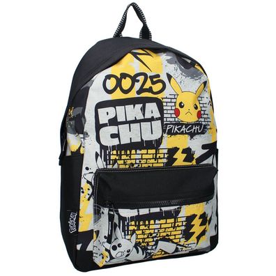 Kinder Rucksack mit Vortasche | Pokemon | 42 x 28 x 16 cm | Tasche