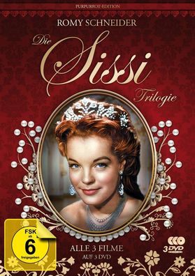 Sissi Trilogie (DVD) Purpurrot-Edition 3Disc, Filmjuwelen - F