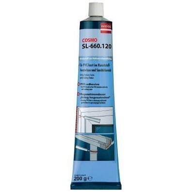 Cosmofen Plus 660.120 PVC-Klebstoff, weiß, 200g-Tube