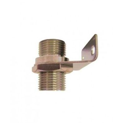 Wandhalter - 5/8 Zoll beidseitig, mit Haltewinkel, NW 10 mm