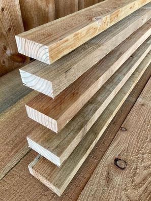 LÄRCHE 3,2x7,5cm BRETT Bretter Schalung HOLZ Bauholz Sichtschutz LÄNGEN 10-240cm