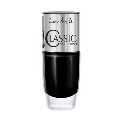 Eleganter Nagellack 8ml - Klassisches Lakritzschwarz fuer Gepflegte Naegel