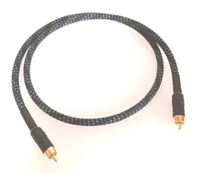 audio-IN "sUB" / HighEnd MONO-Cinchkabel speziell für Subwoofer / bLUE