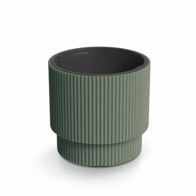 Blumentopf mit Einsatz Milly 39,5 x 39,5 x 37,5 cm grün Prosperplast