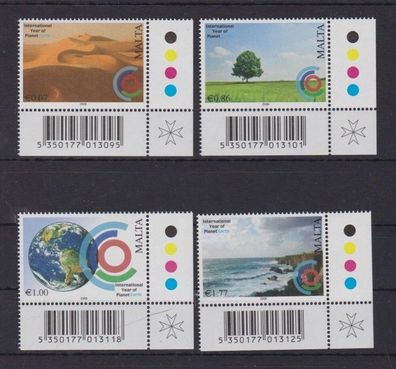 Malta 2008 postfrisch MiNr. 1573-1576 Internationales Jahr des Planeten Erde