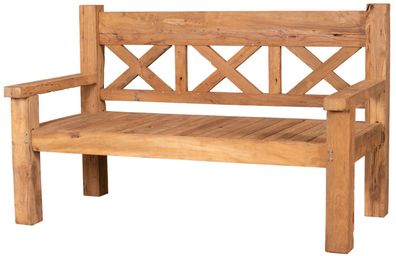 Teakholz Gartenbank - bene living - Rustique 160 cm