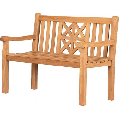 Teakholz Garten-/Balkonsitzbank - bene living - Sailor 120 cm
