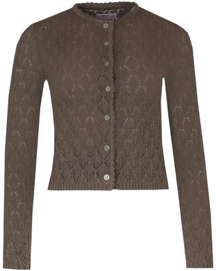 Trachtenstrickjacke Waldstetten teak