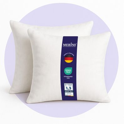 Merino Easy Classic Sofakissen Kopfkissen Kissen Bettkissen Schlafkissen