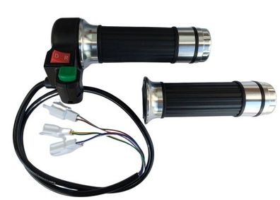 Gasgriff Set 60V Elektro ATV Drehgasgriff 7 Kabel Kippschalter Elektroquad