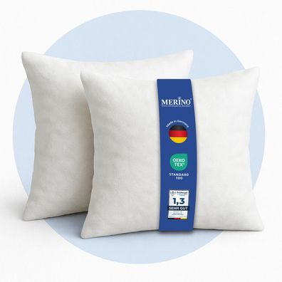 Merino Basic Non-Woven Sofakissen Kopfkissen Kissen Bettkissen Schlafkissen