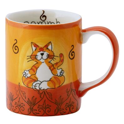 Becher Oommh Katze, Mila Design, Kaffeetasse 80038